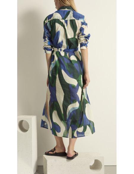 MARE DI LATTE Robe MURANO Cactus Lapis Blue