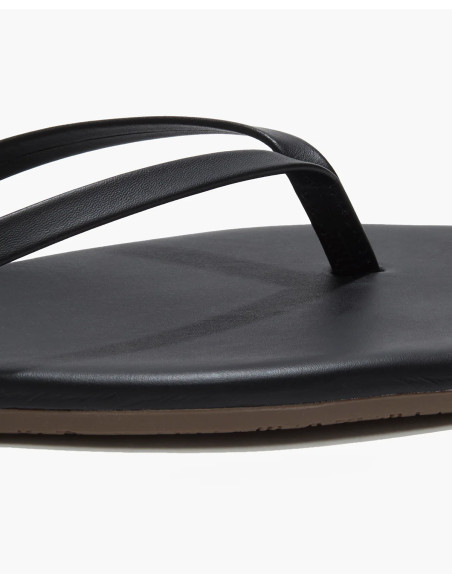 TKEES Tongs LILY Square Toe Black