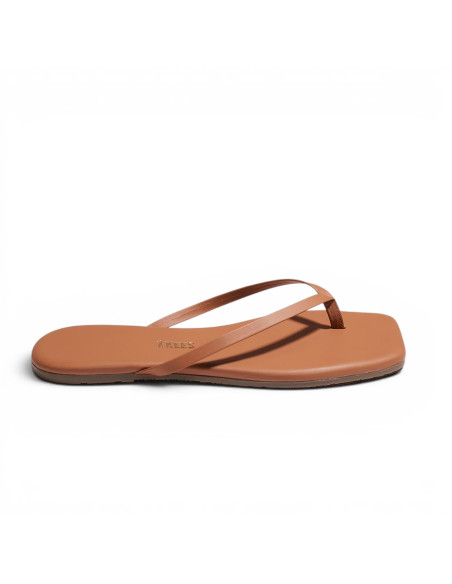 TKEES Tongs LILY Square Toe Naturale
