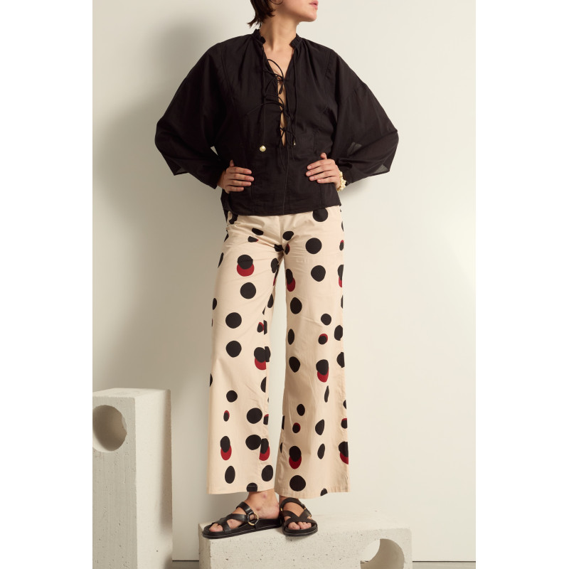 MARE DI LATTE Pantalon ERIKA Polka
