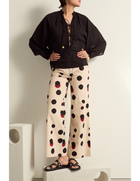 MARE DI LATTE Pantalon ERIKA Polka