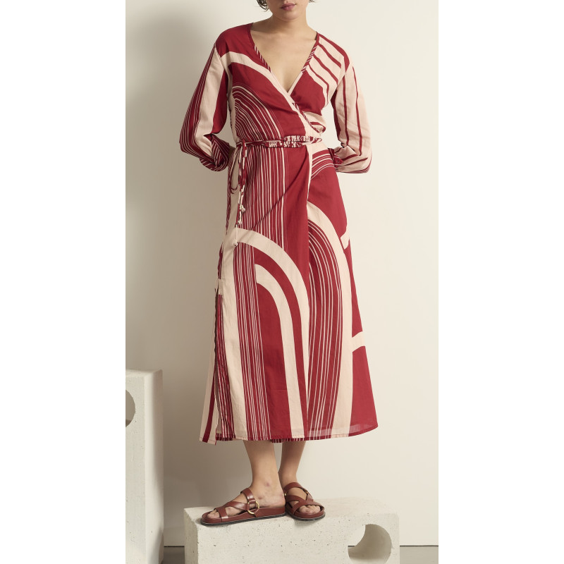 MARE DI LATTE Robe LISE Pompei Red