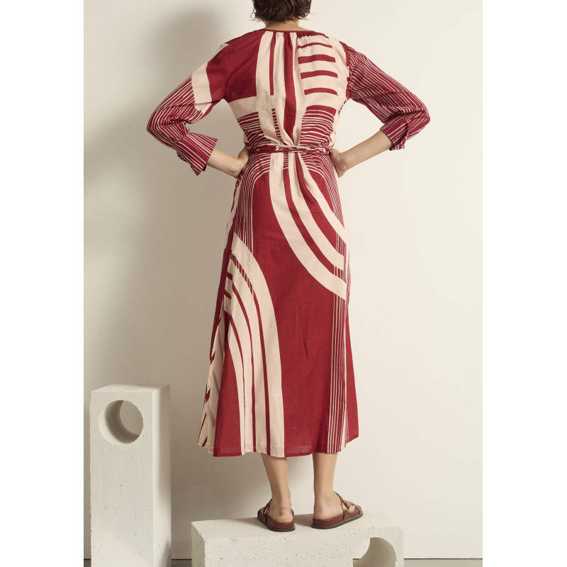 MARE DI LATTE Robe LISE Pompei Red