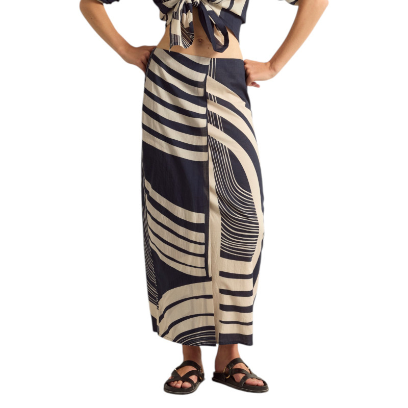 MARE DI LATTE Jupe PIA Carousel Ink Blue