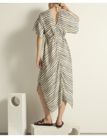 MARE DI LATTE Robe SUZANNE Linea Ivory Blue
