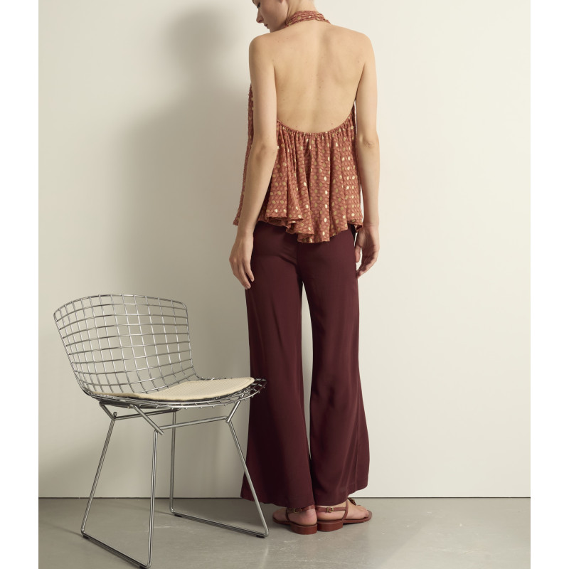 MARE DI LATTE Top MIMI Lurex Plumetis