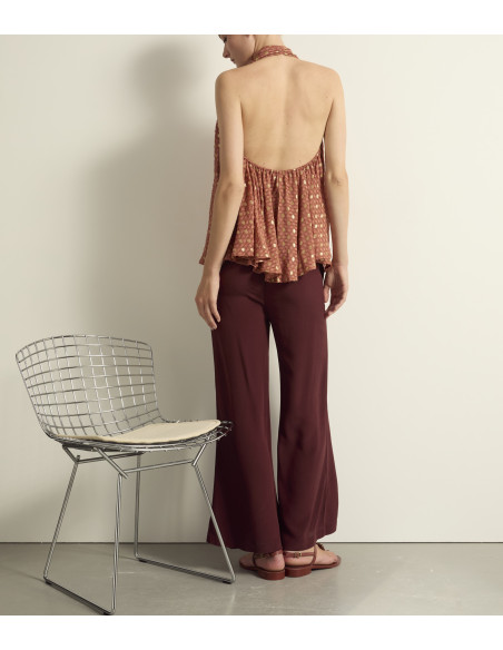 MARE DI LATTE Top MIMI Lurex Plumetis