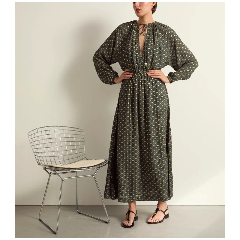 MARE DI LATTE Robe GWENDOLINE Lurex Plumetis