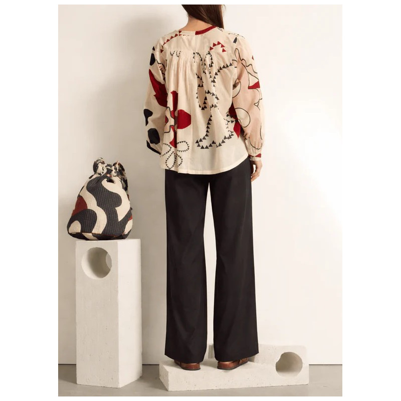 MARE DI LATTE Pantalon ANGIE Pop Black