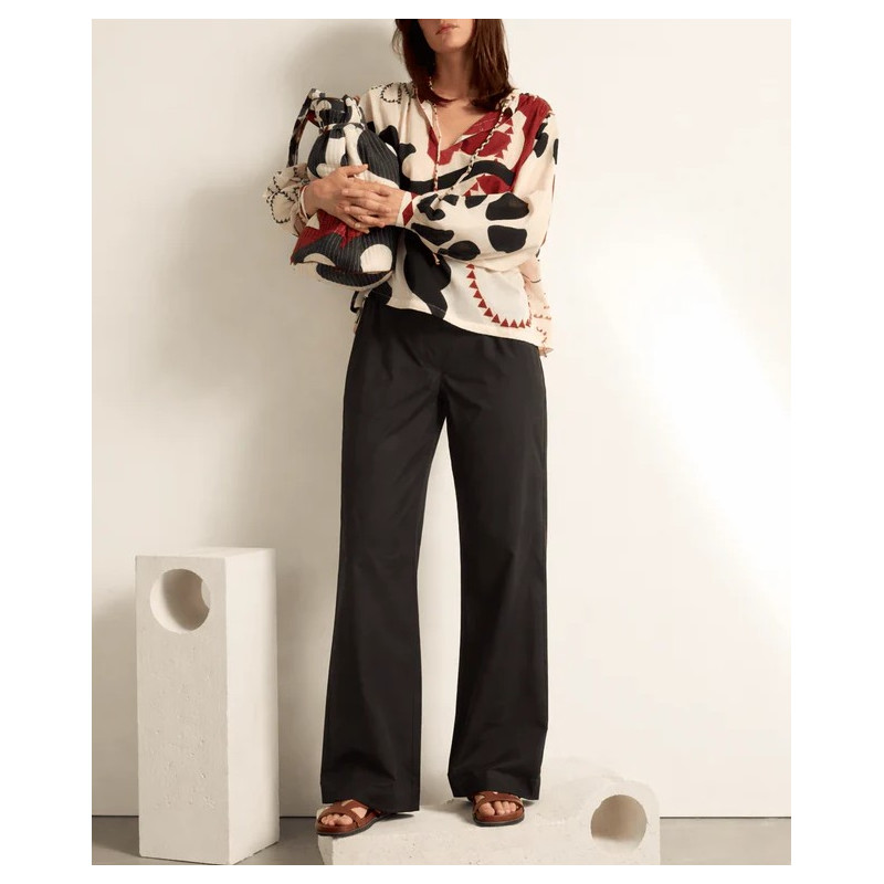 MARE DI LATTE Pantalon ANGIE Pop Black