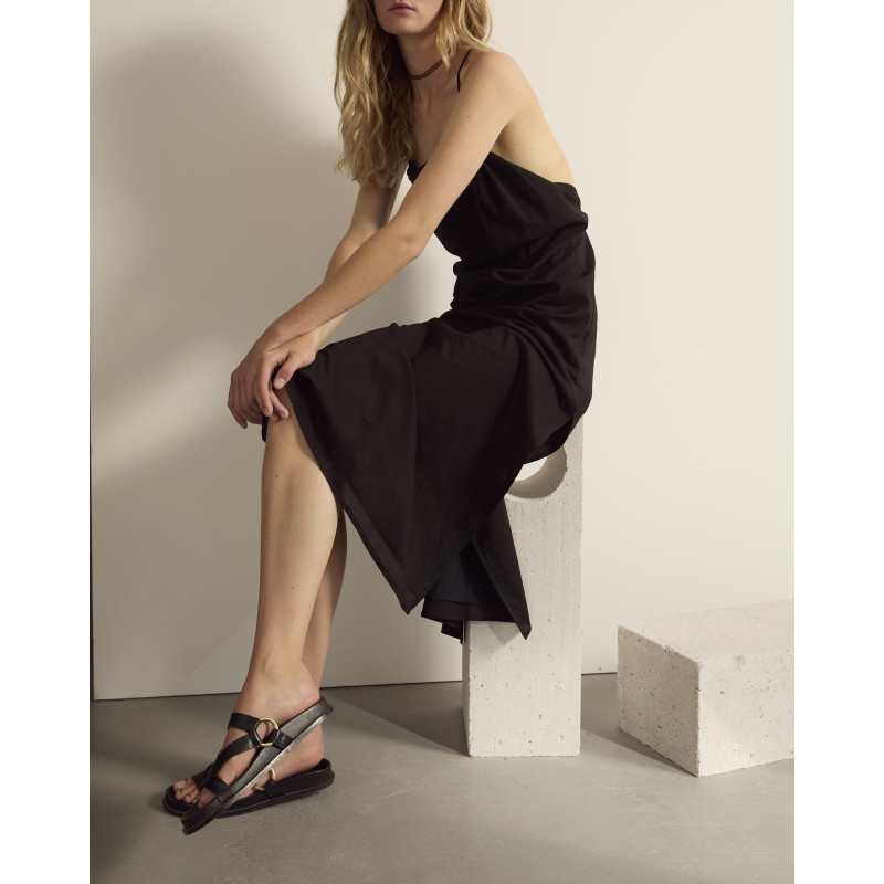 MARE DI LATTE Robe ABBIE Black