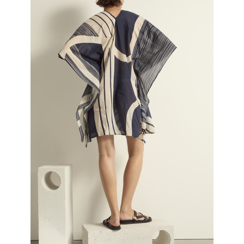 MARE DI LATTE Robe PAULINE Carousel Ink Blue