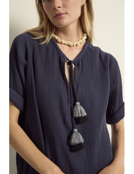 MARE DI LATTE Robe CAMILLE Blue Print