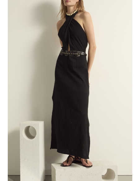 MARE DI LATTE Robe ALIXIA Black