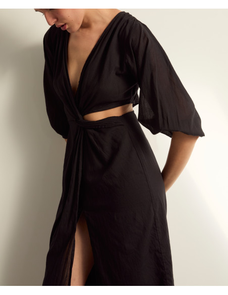 MARE DI LATTE Robe AURORE Black