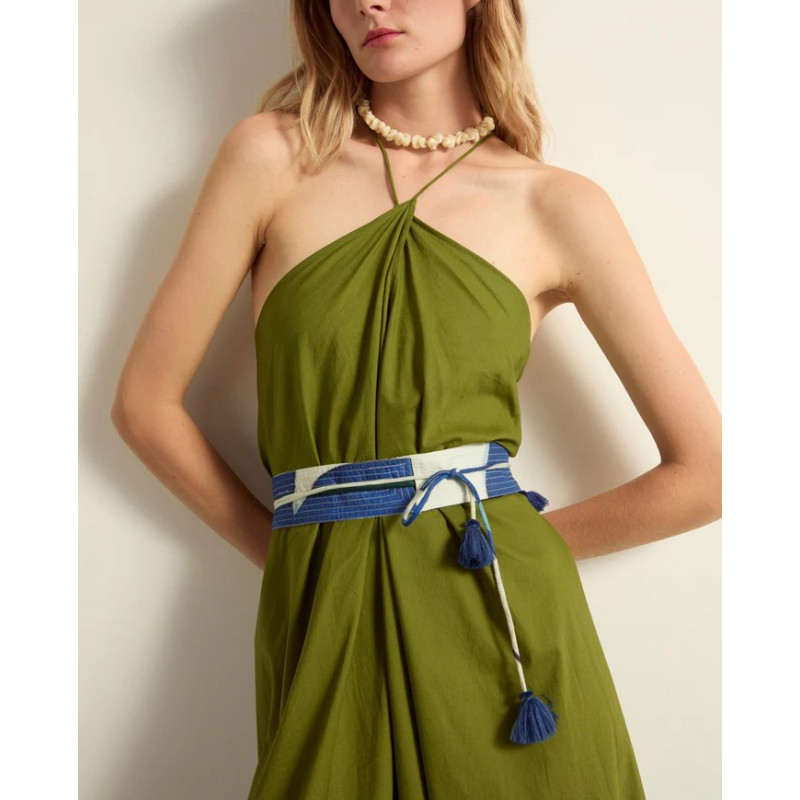 MARE DI LATTE Ceinture ANDRIA Cactus Lapis Blue