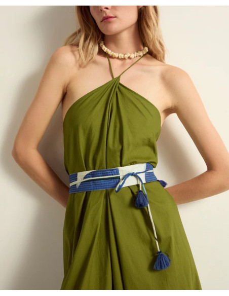 MARE DI LATTE Ceinture ANDRIA Cactus Lapis Blue