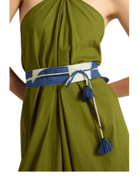 MARE DI LATTE Ceinture ANDRIA Cactus Lapis Blue