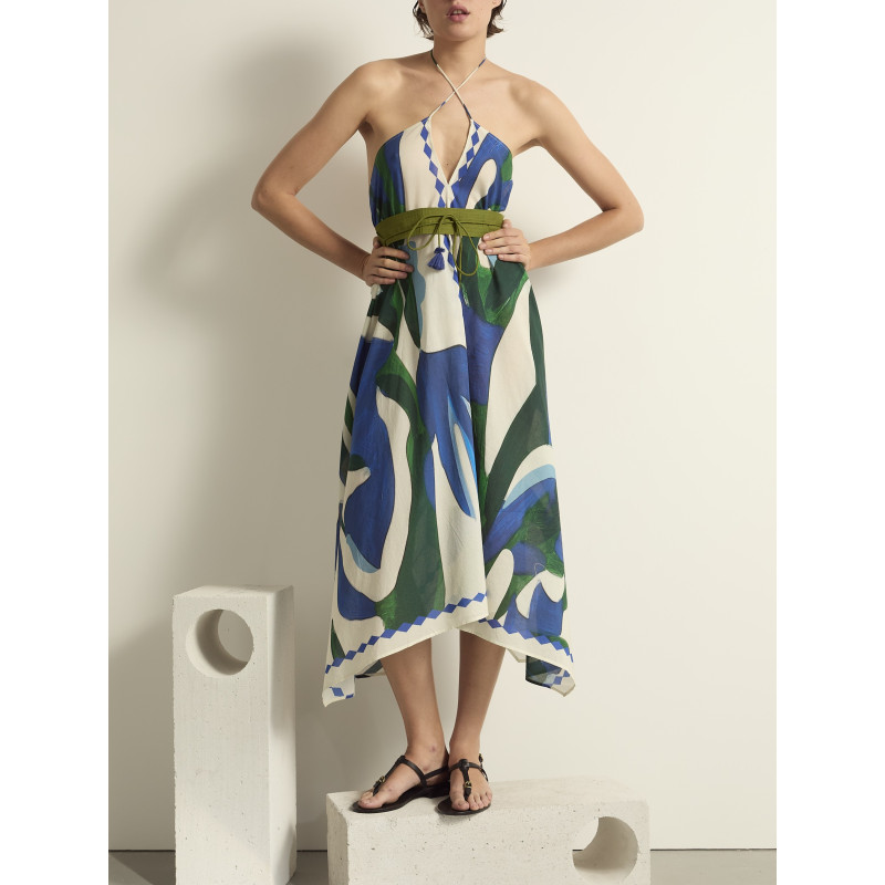 MARE DI LATTE Robe IVINA Cactus Lapis Blue