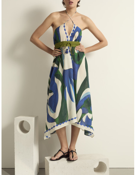 MARE DI LATTE Robe IVINA Cactus Lapis Blue