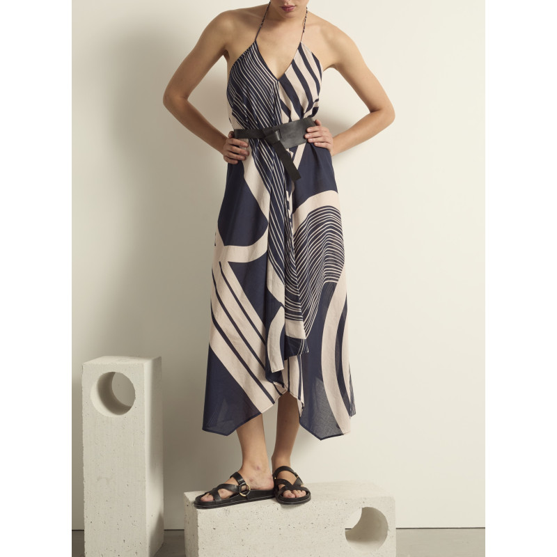 MARE DI LATTE Robe IVINA Carousel Ink Blue