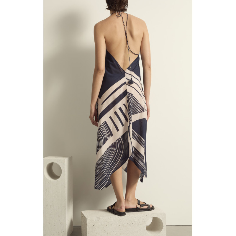 MARE DI LATTE Robe IVINA Carousel Ink Blue