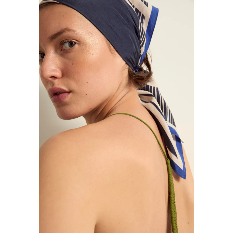 MARE DI LATTE BANDANA Carousel Ink Blue