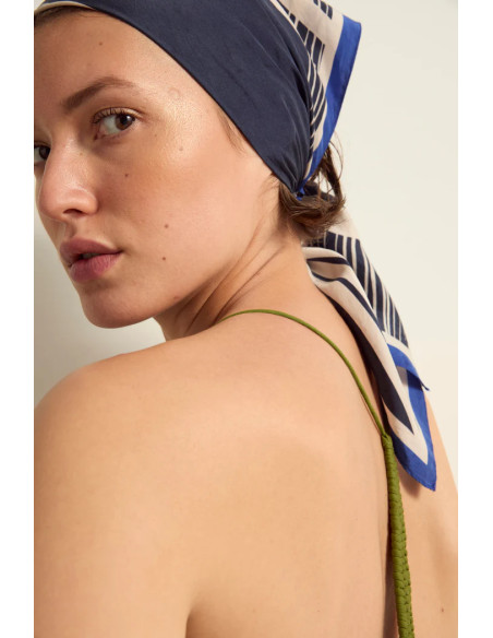 MARE DI LATTE BANDANA Carousel Ink Blue