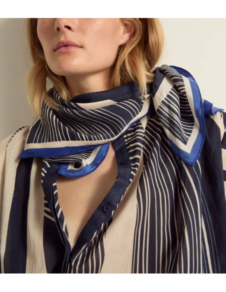 MARE DI LATTE BANDANA Carousel Ink Blue