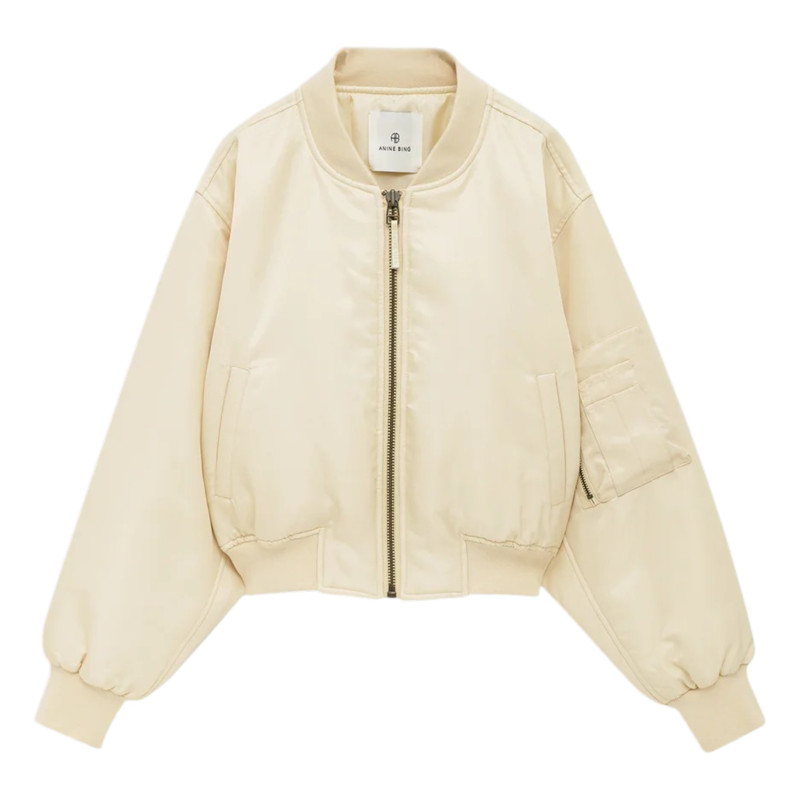 ANINE BING Bomber cropped LEON