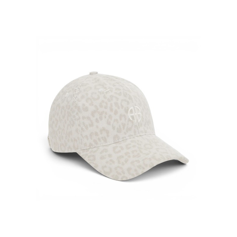 ANINE BING Casquette JEREMY White Leopard