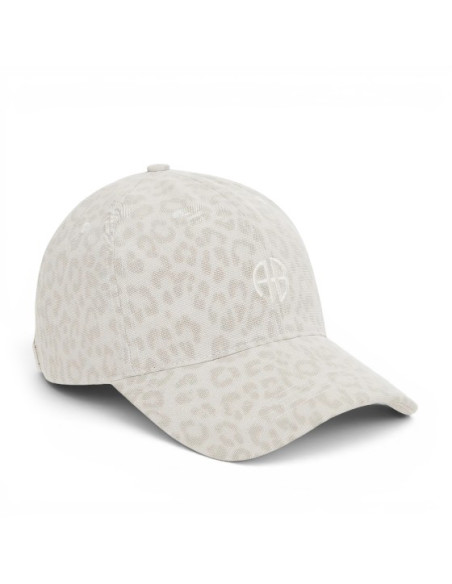 ANINE BING Casquette JEREMY White Leopard