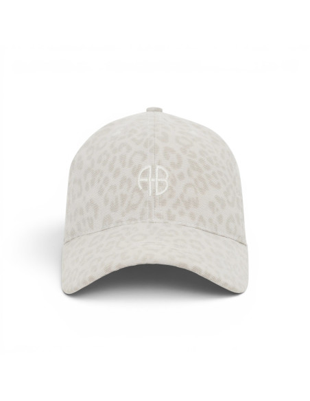 ANINE BING Casquette JEREMY White Leopard