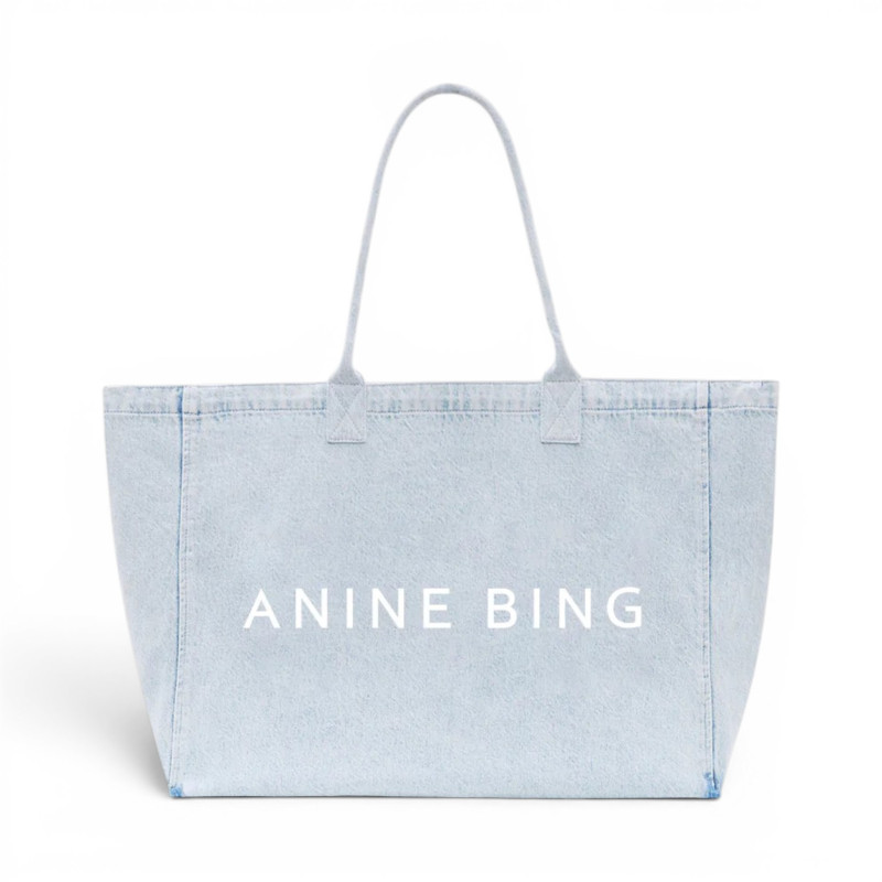 ANINE BING Sac LEO DENIM TOTE