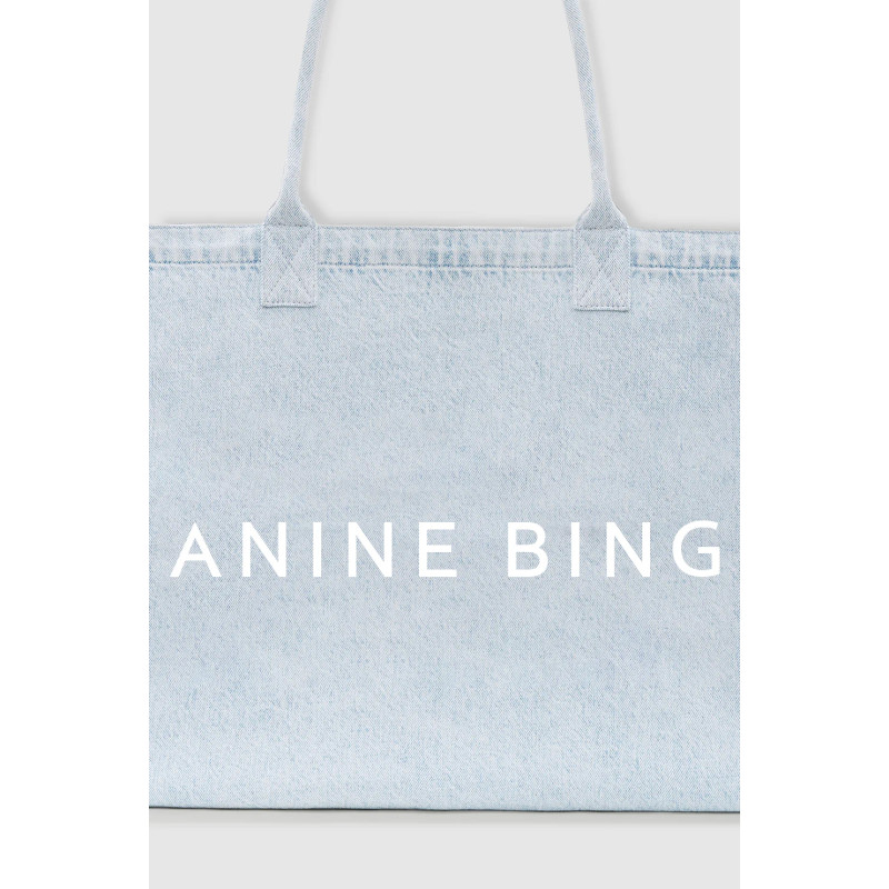 ANINE BING Sac LEO DENIM TOTE