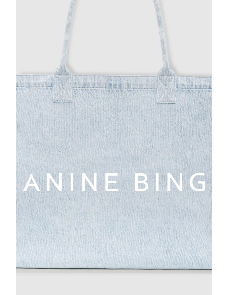 ANINE BING Sac LEO DENIM TOTE