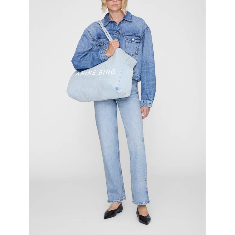 ANINE BING Sac LEO DENIM TOTE
