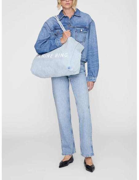ANINE BING Sac LEO DENIM TOTE