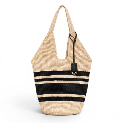 ANINE BING Sac raphia LEAH