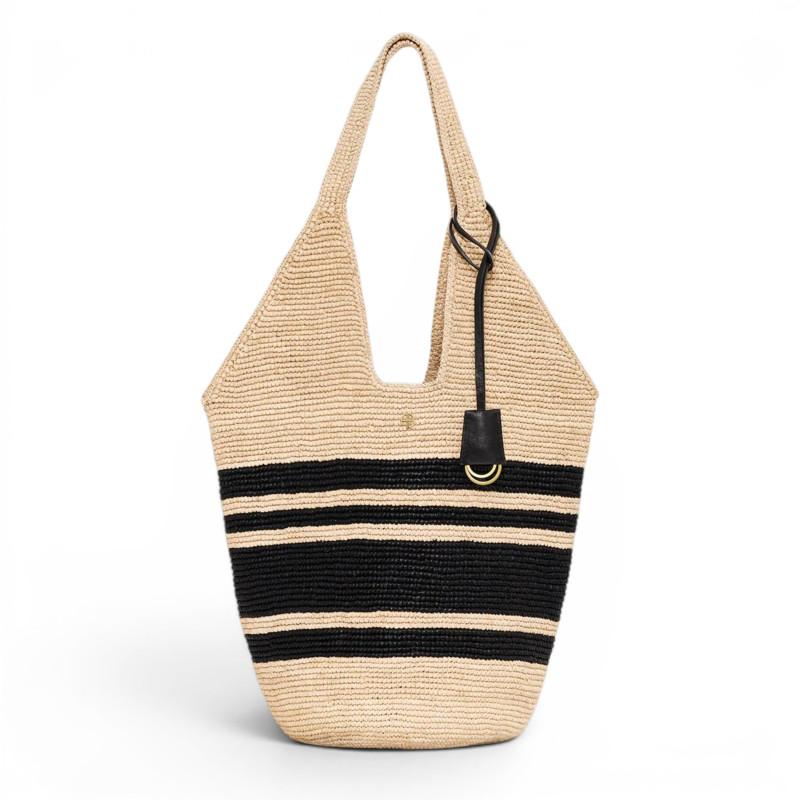 ANINE BING Sac raphia LEAH