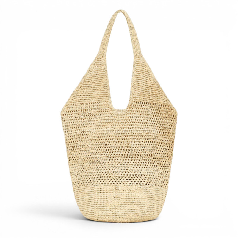 ANINE BING Sac raphia LEAH