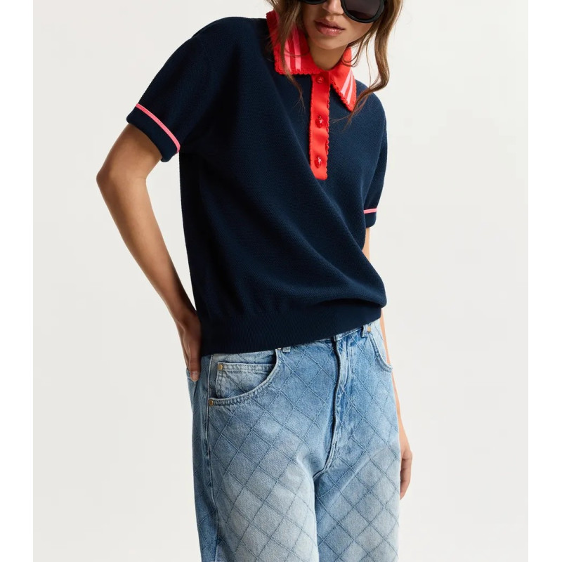 ESSENTIEL ANTWERP Polo KONTRAST