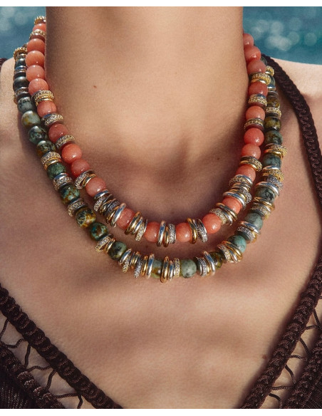 SIGAL Collier CLARA corail