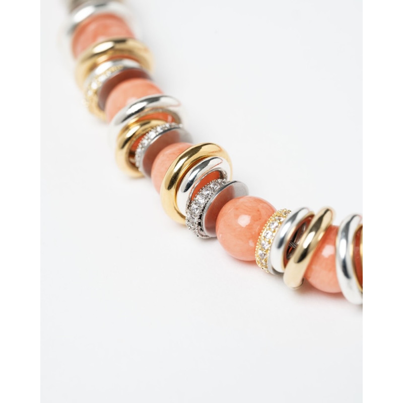 SIGAL Collier CLARA corail