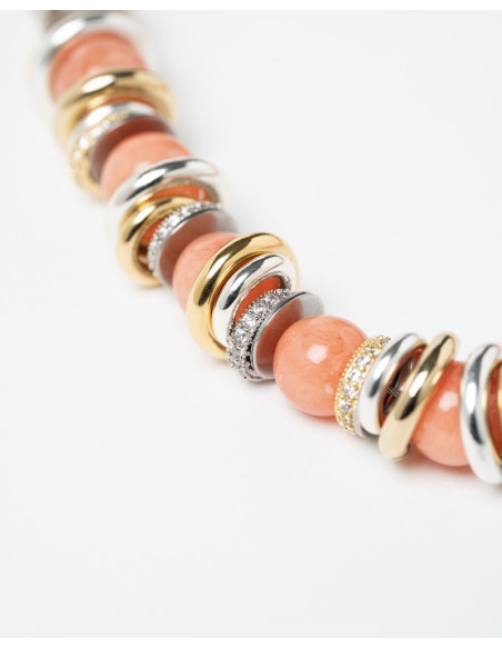 SIGAL Collier CLARA corail