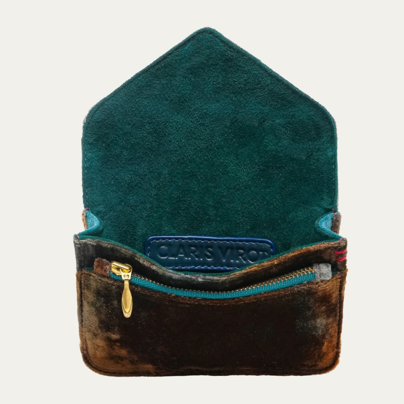 CLARIS VIROT Porte Cartes ALEX velours