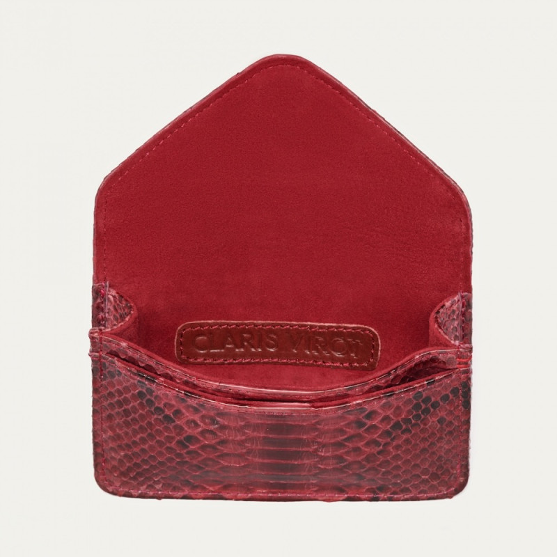 CLARIS VIROT Porte Cartes ALEX burgundy
