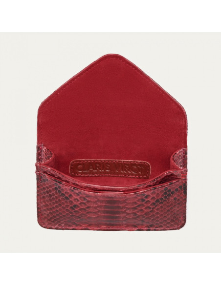 CLARIS VIROT Porte Cartes ALEX burgundy