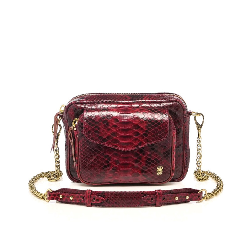 CLARIS VIROT Sac CHARLY burgundy