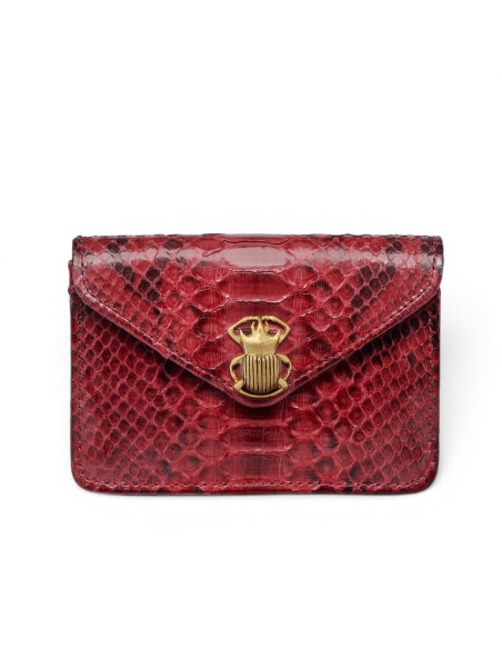CLARIS VIROT Porte Cartes ALEX burgundy